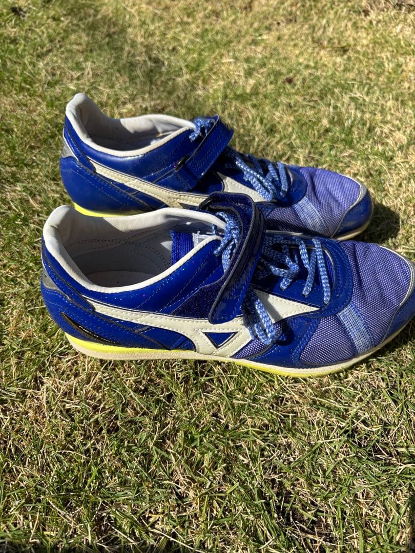 【美品】Mizuno FIELD GEO 25.5cm スパイクシューズ　跳躍用