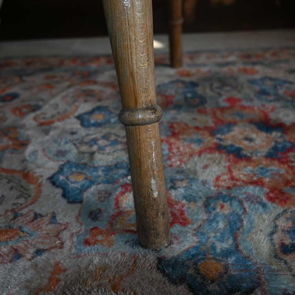 L3705-62-2 英国アンティーク アイベックスチェア キッチンチェア 剝離