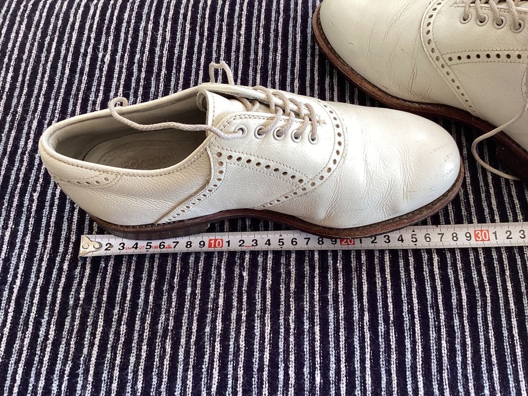 クリスマスセール！フットジョイ、ホワイトレザーゴルフシューズ