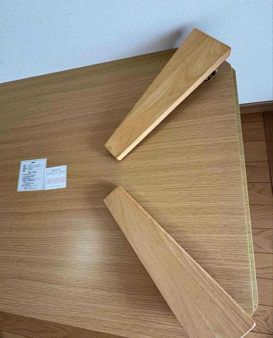 ニトリ木製テーブル　2台セット①