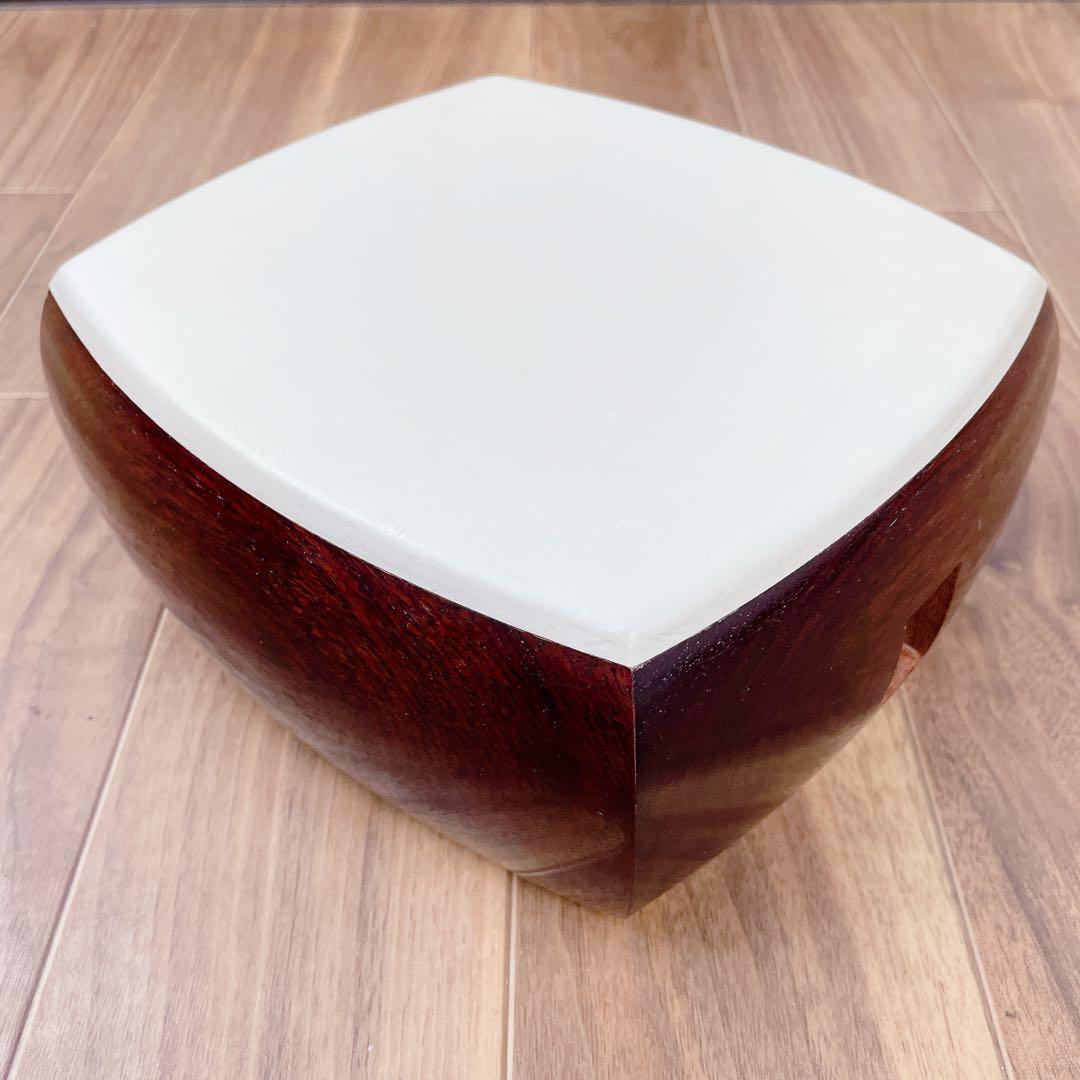 高級三味線 紅木 細棹 トチ有 綾杉胴 犬皮 金ほぞ 和楽器