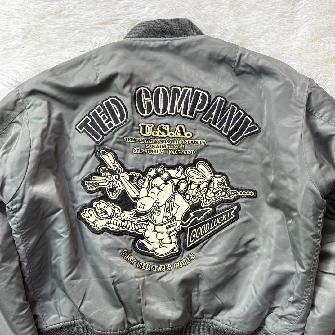 【希少】テッドマン Limited MA-1 フライトジャケット L 超短丈
