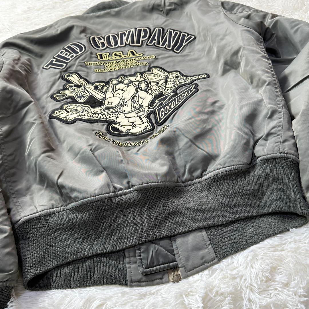 【希少】テッドマン Limited MA-1 フライトジャケット L 超短丈