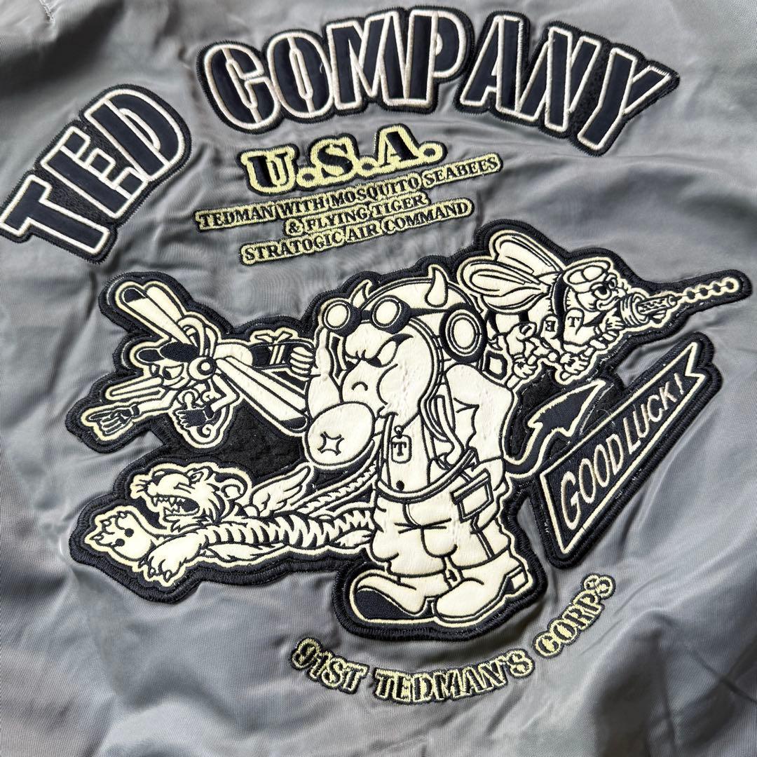【希少】テッドマン Limited MA-1 フライトジャケット L 超短丈