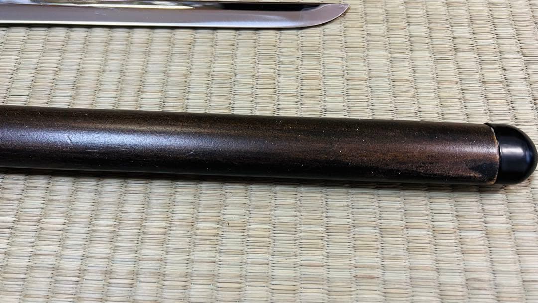 模造刀 座頭市 仕込杖 尾形刀剣 楕円古式鞘 箱付き 251110-3
