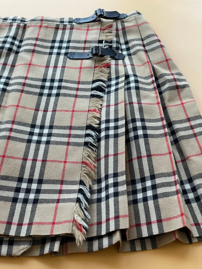 バーバリーブルーレーベル 巻きスカート 安室ちゃん 38 ノバチェック