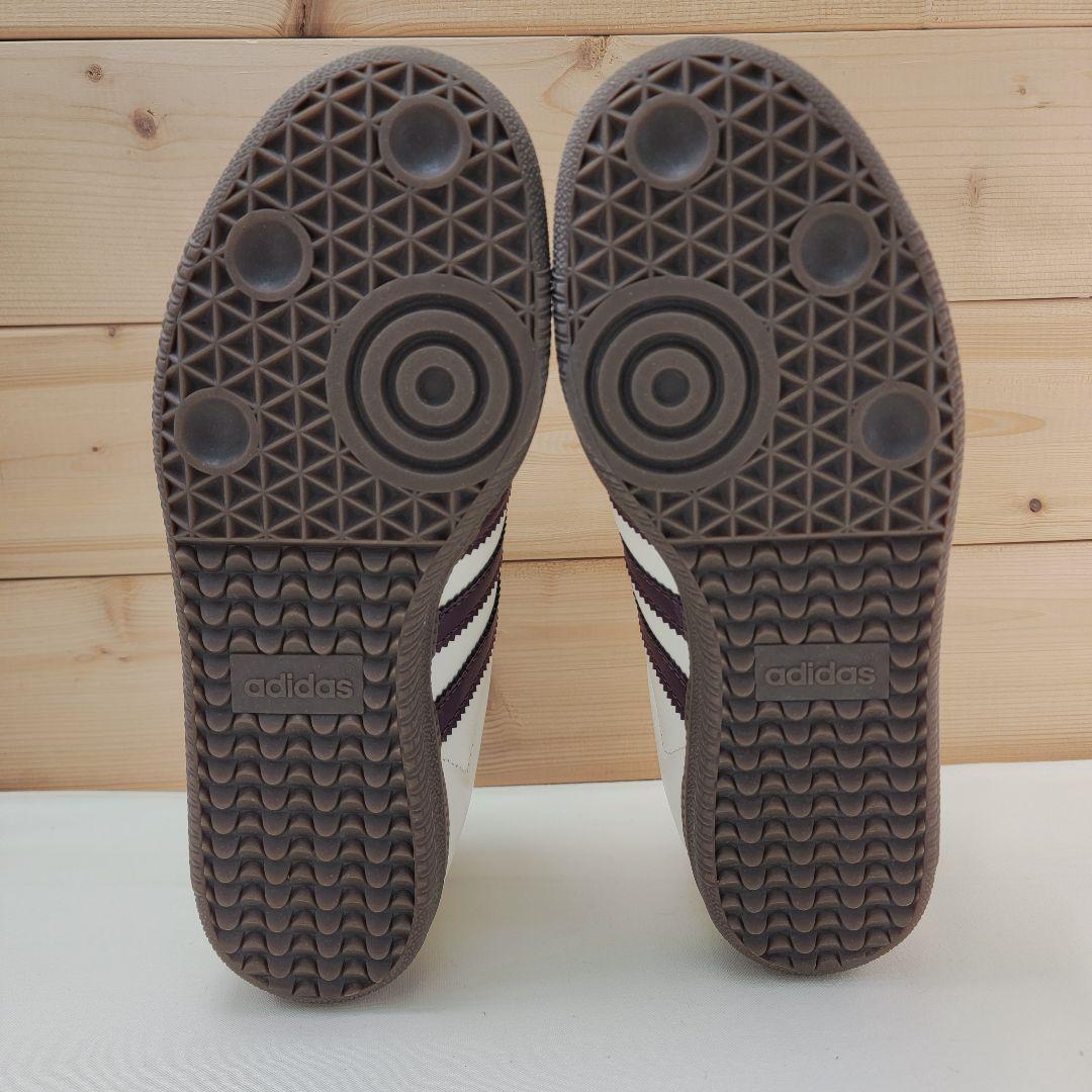 アディダス サンバ OG エミ別注 オフホワイト/マルーン 22cm