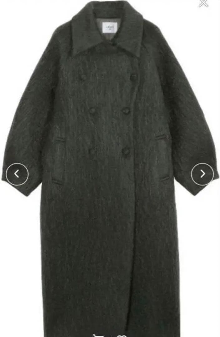 限定価格Ameri DEFORMATION COLLAR SHAGGY COAT - メルカリ