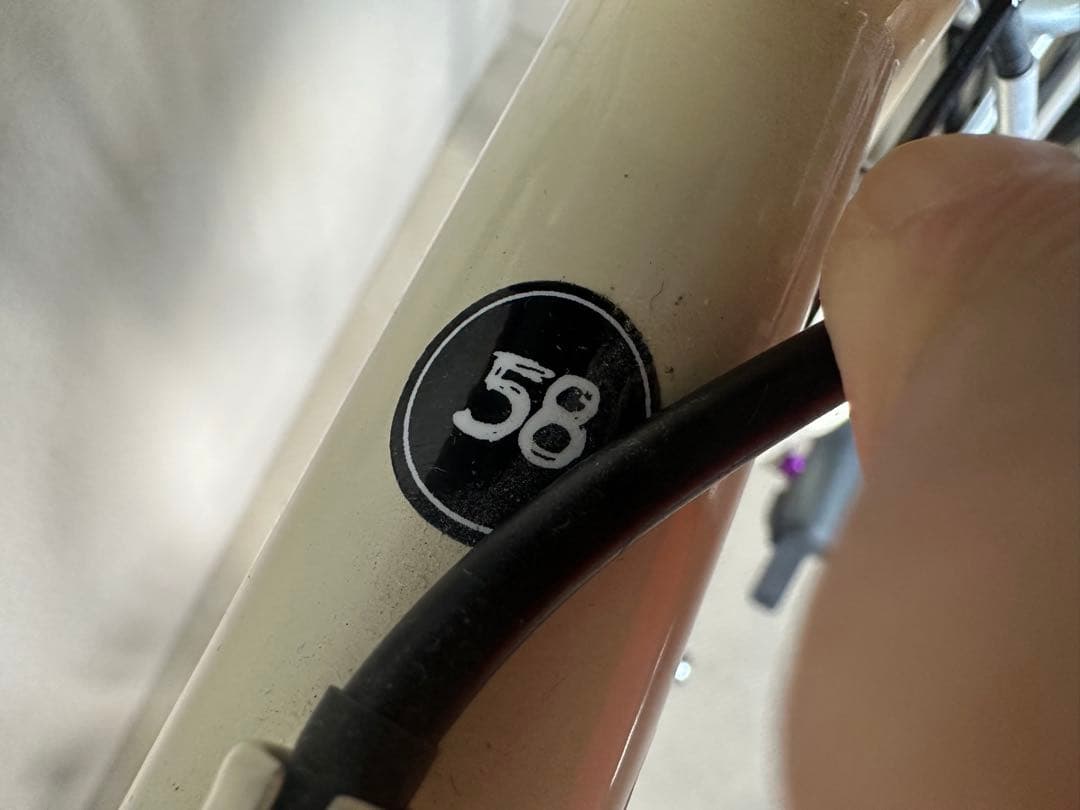 SURLY crosscheck純正完成車LG 58クリーム色 - メルカリ