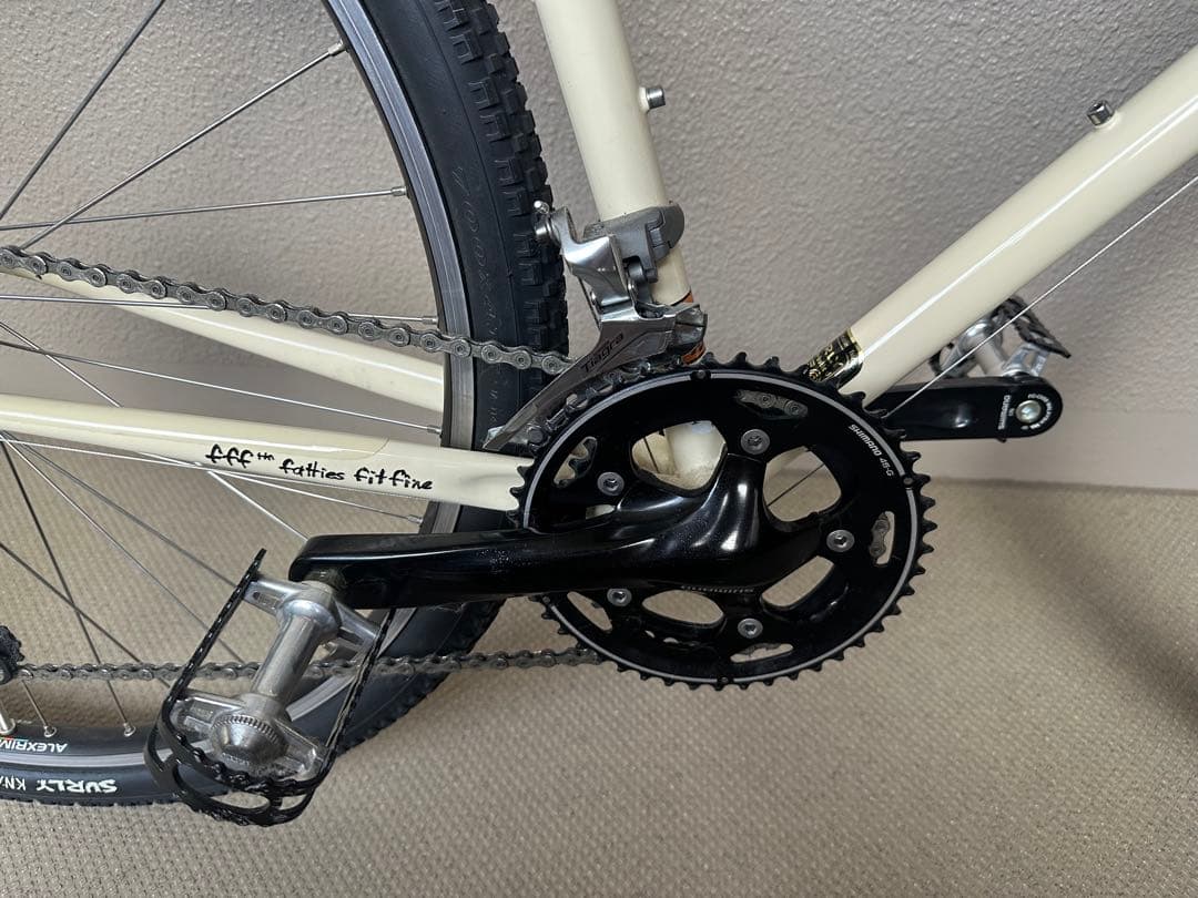 SURLY crosscheck純正完成車LG 58クリーム色 - メルカリ