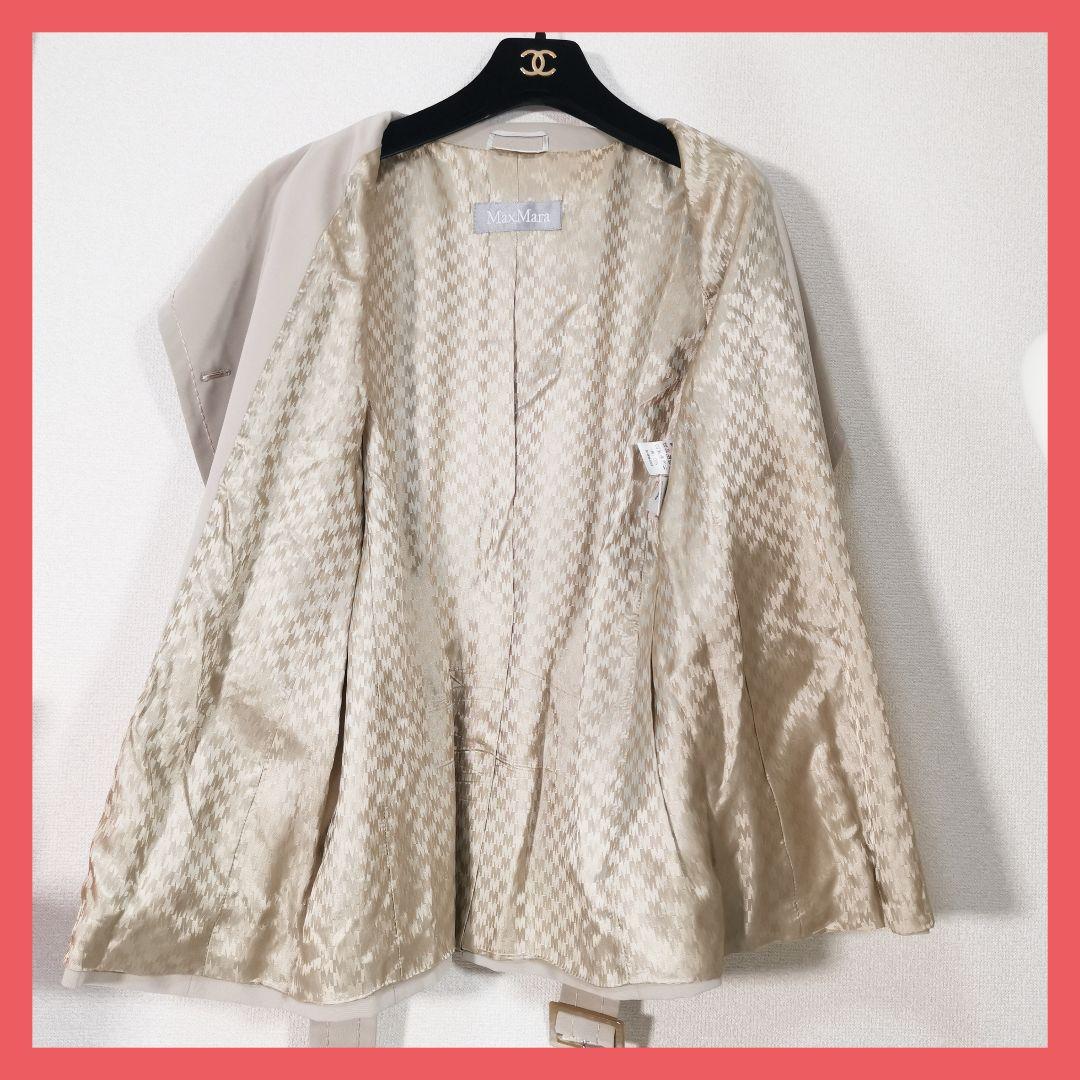 はわい808様専用! マックスマーラMaxMara高級シルバータグトレンチ