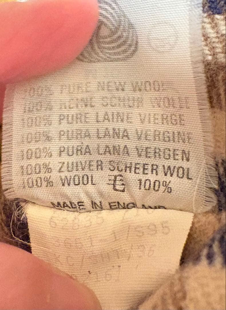 Aquascutum ベージュ ステンカラーコートメンズ　裏地付き　M