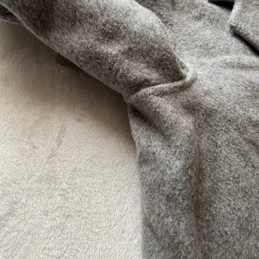 MUJI Labo カシミヤ混　チェスターコート グレー 24AW