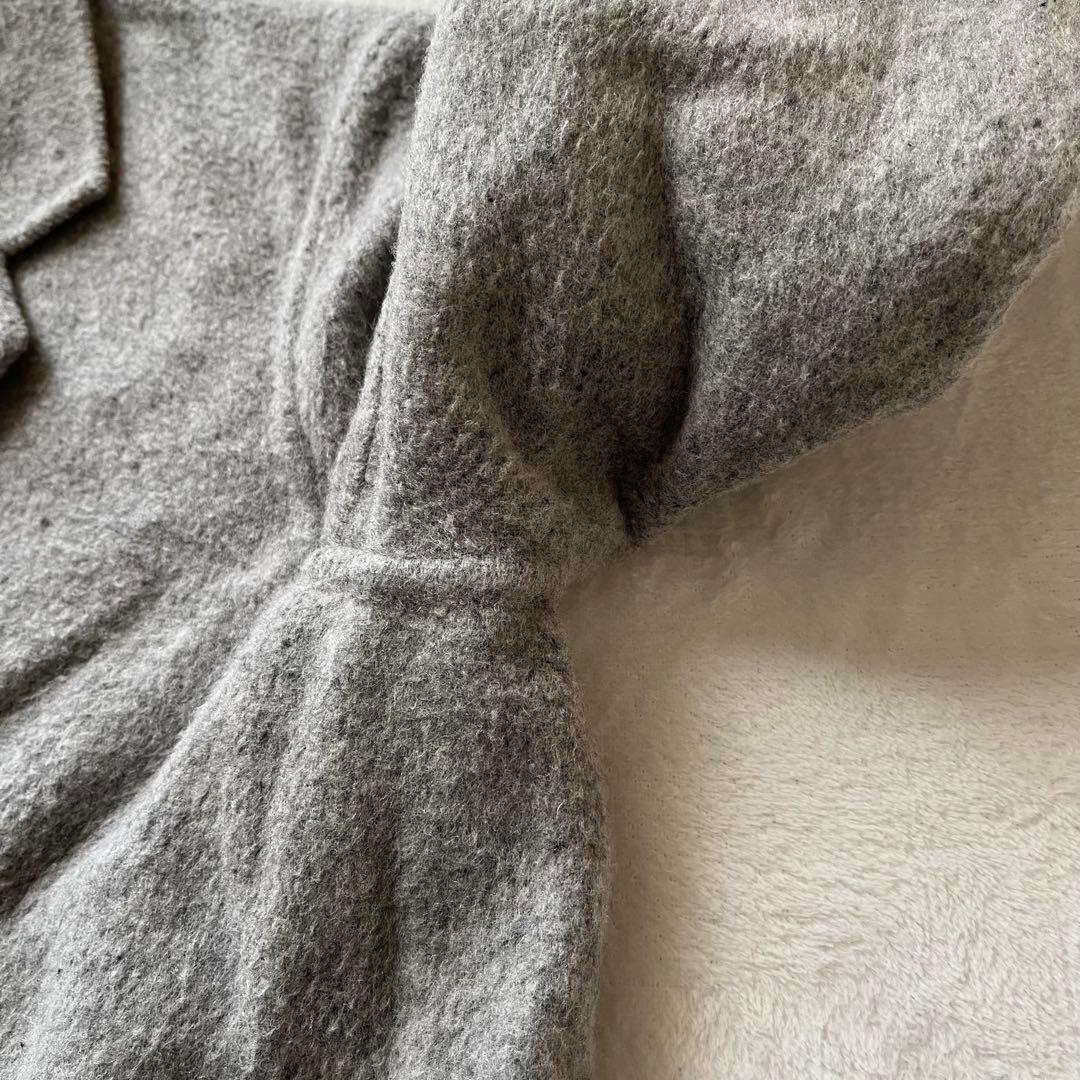 MUJI Labo カシミヤ混　チェスターコート グレー 24AW