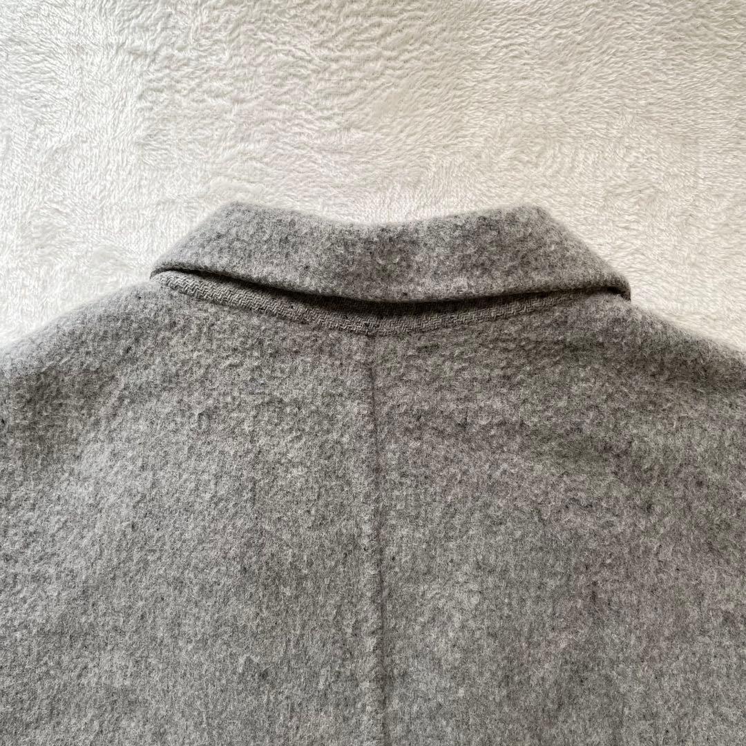 MUJI Labo カシミヤ混　チェスターコート グレー 24AW