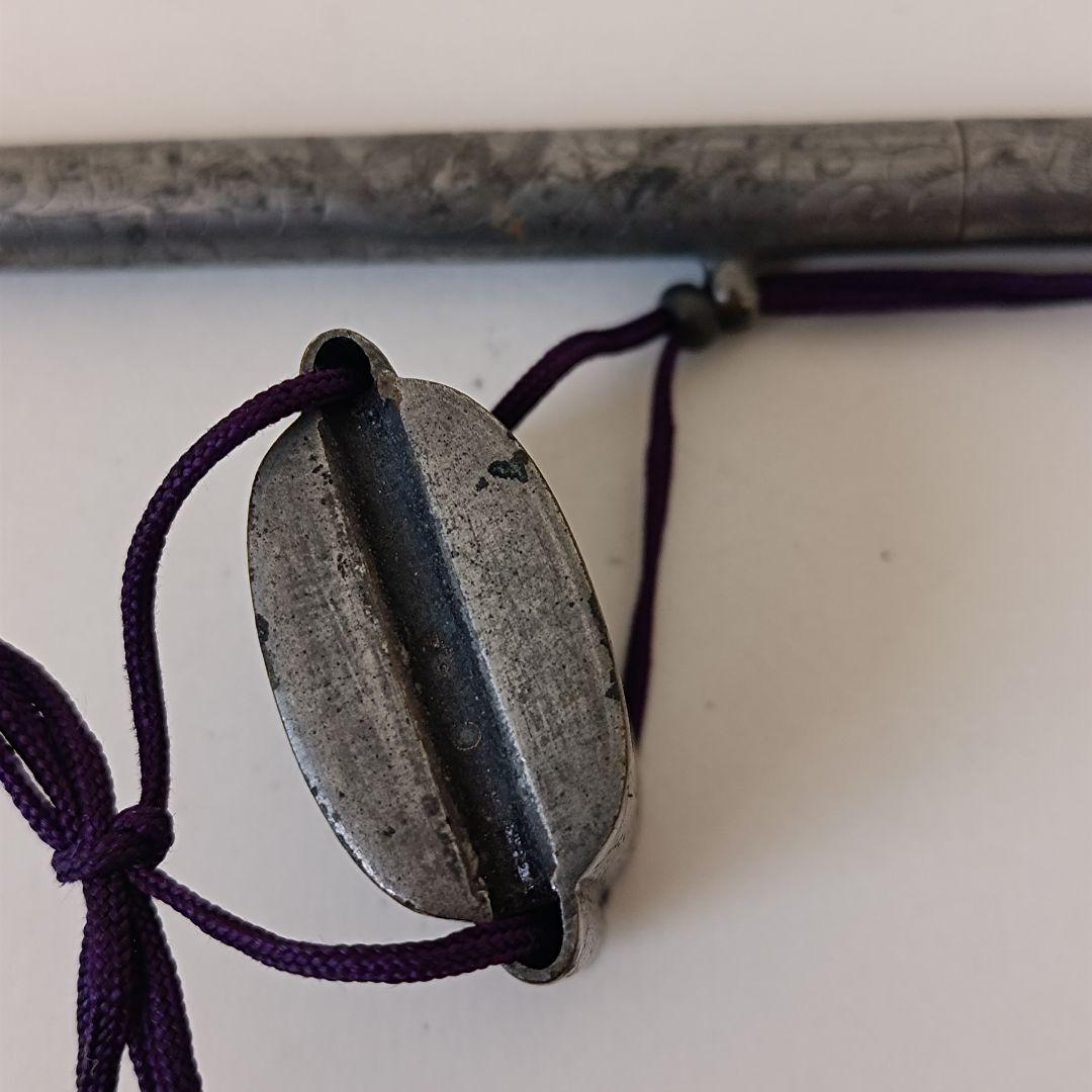 携帯筆記具 印籠形墨壺矢立 笹竜胆紋唐草 金工 江戸時代 清和源氏