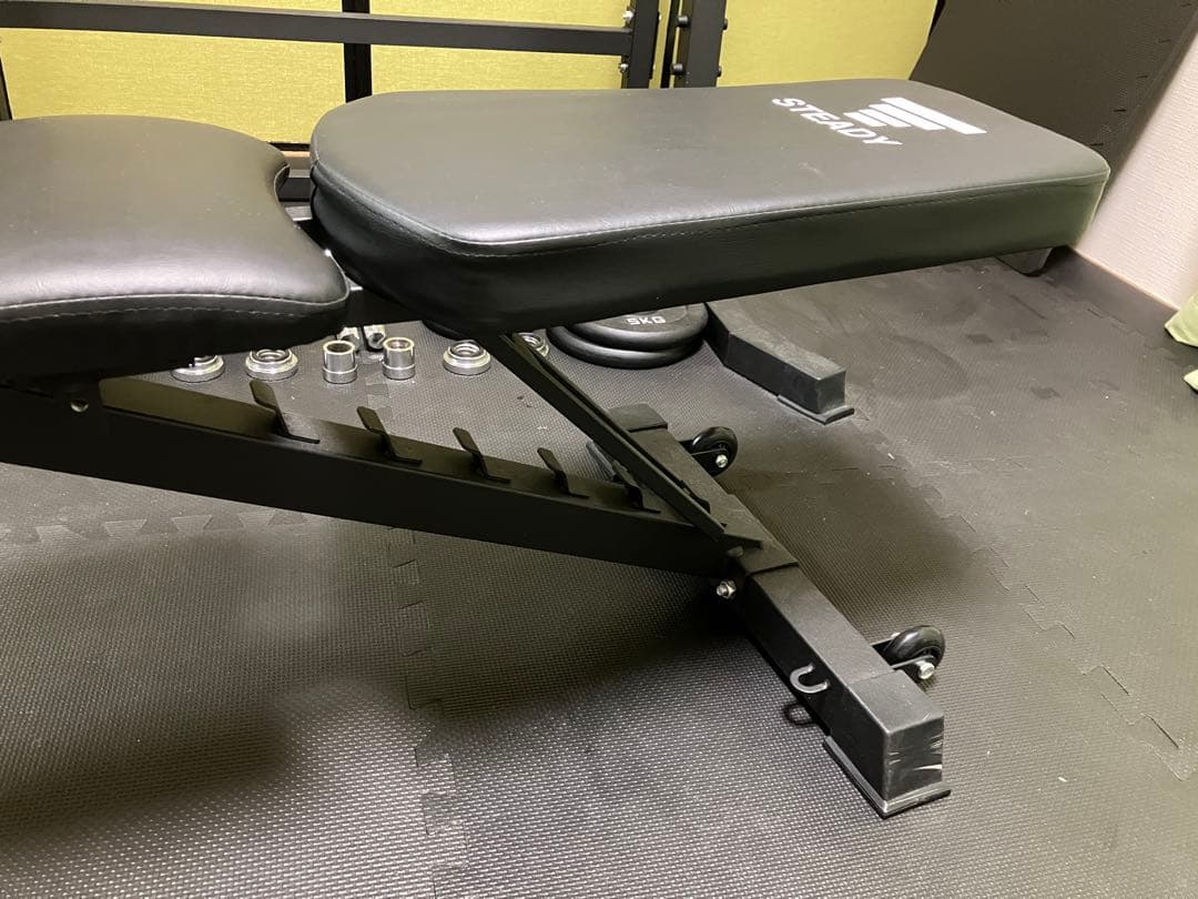 筋トレセット ハーフラック・バーベル・ダンベル・トレーニングベンチ