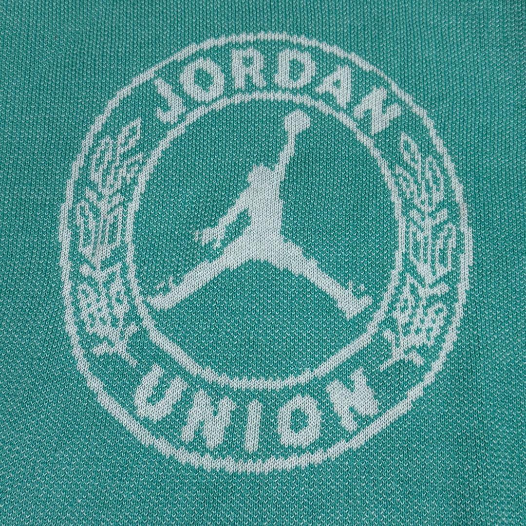 14968✨ジョーダン ユニオン コラボ ニットセーター グリーン 2XL