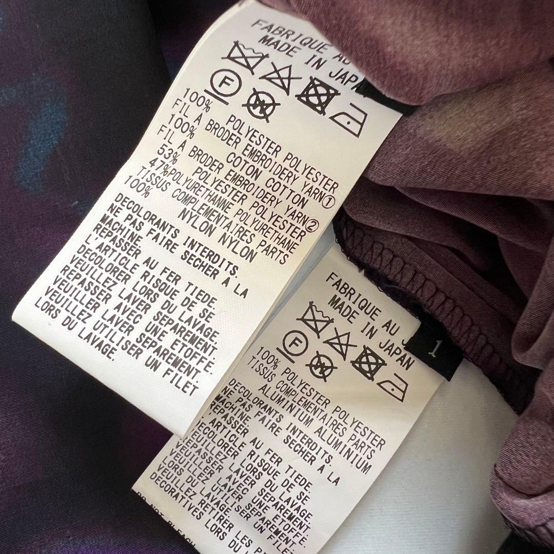 Yohji Yamamoto ヨウジヤマモト 派手柄　セットアップ　レディース