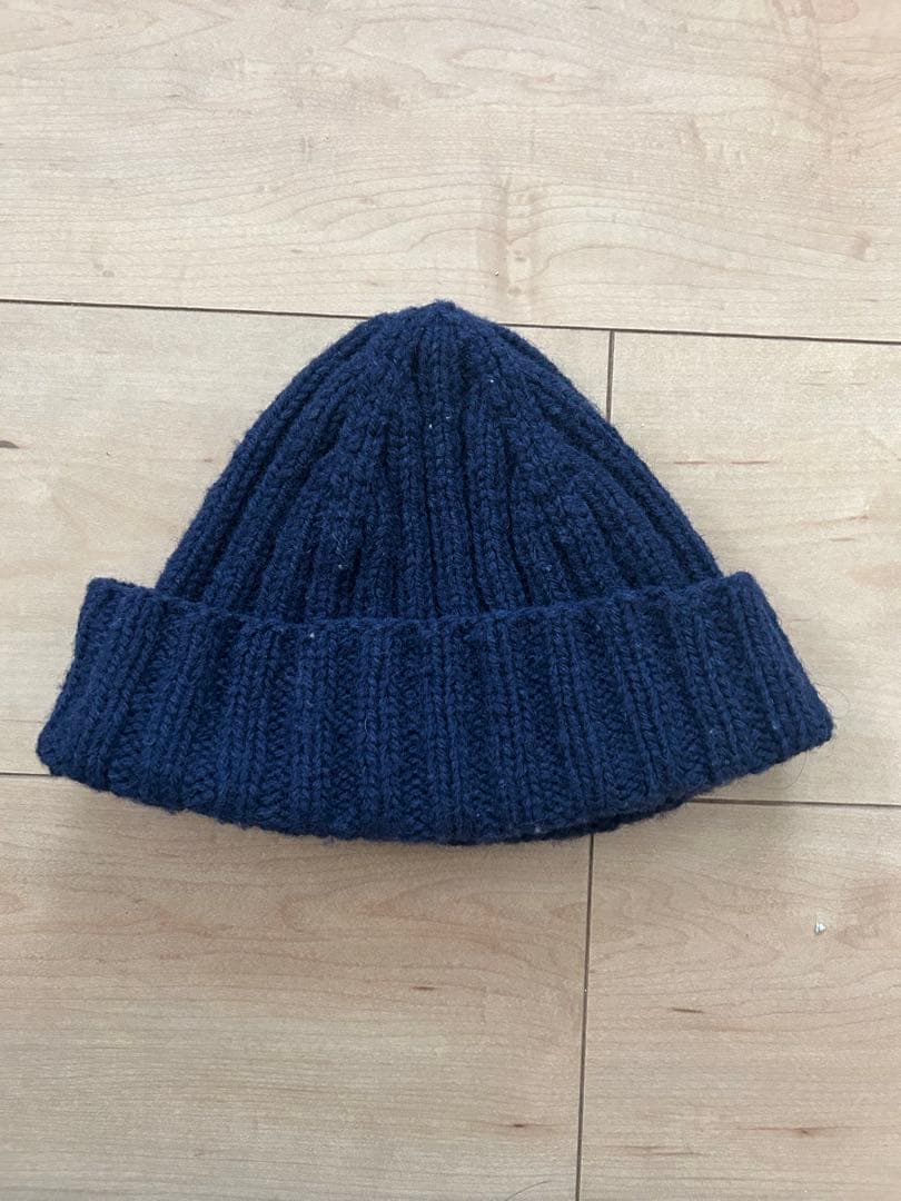 Bryceland's ニット帽 リブ編み ネイビー