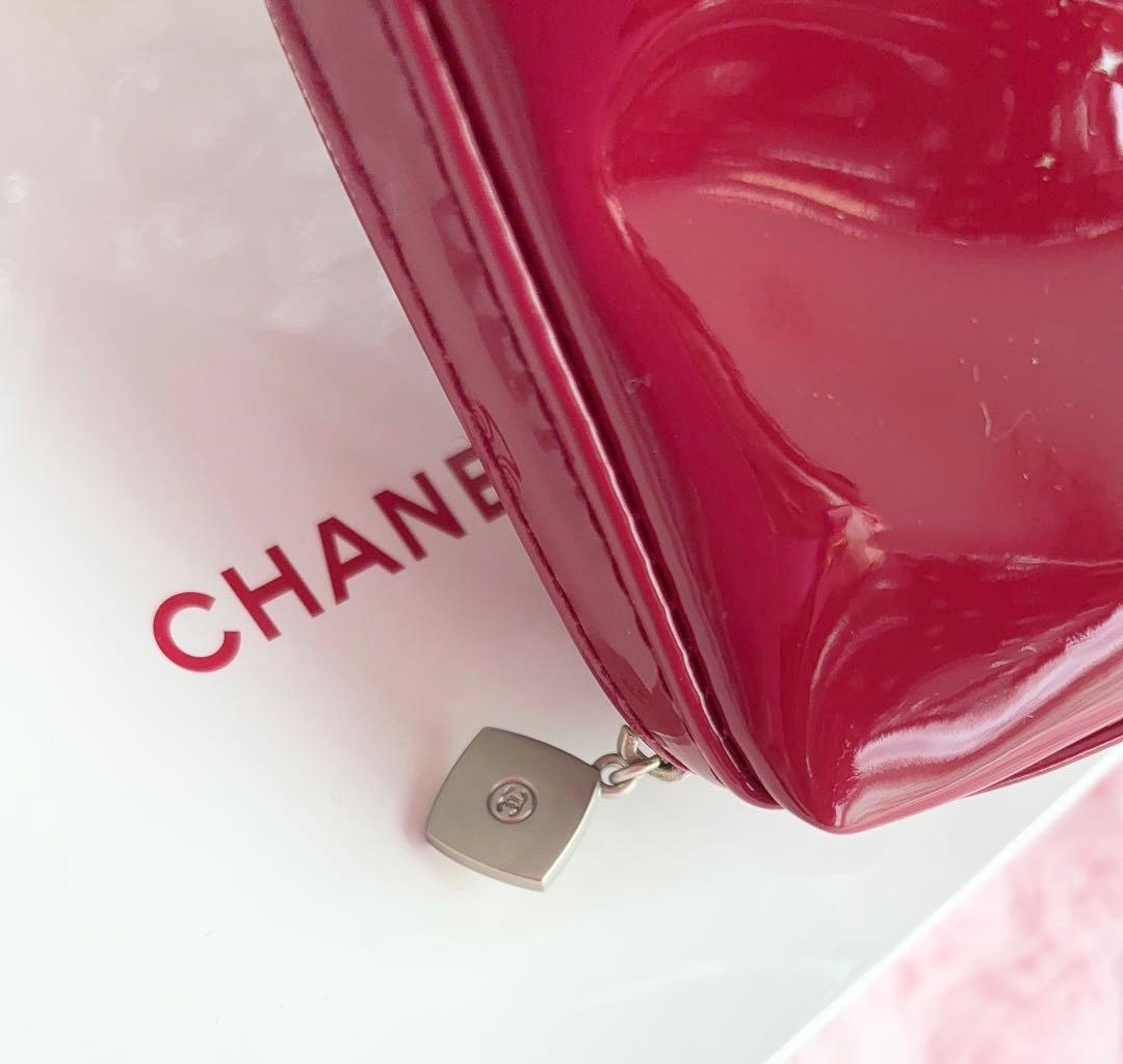 ★新品&激安&非売品 シャネルクリスマスコフレノベルティ赤ポーチ★