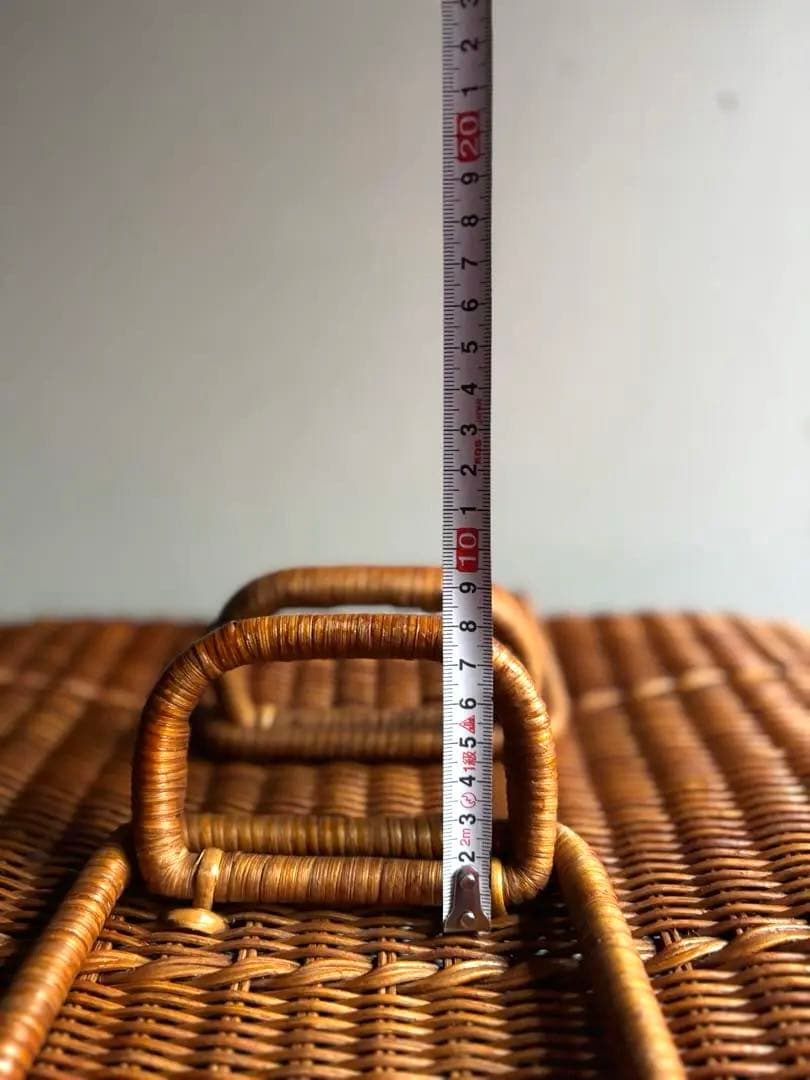 634 フランスアンティーク ピクニックバスケット パニエ 蚤の市購入 美品