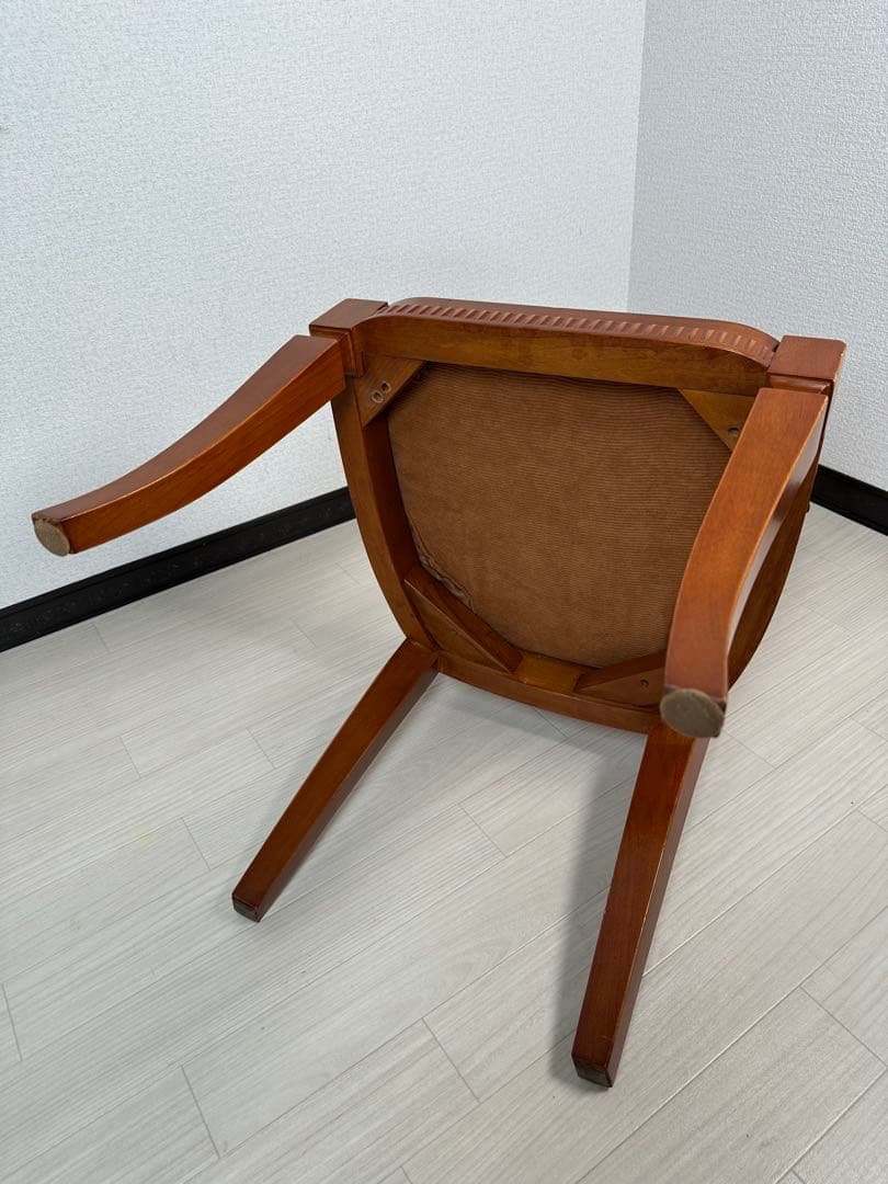 （1/6）英国 アンティーク YAZHEN ダイニングチェア 食卓椅子 ※i4※