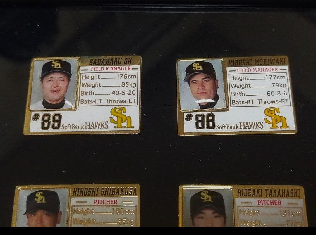 ⑥◆　ソフトバンクホークス　◆　2006年　ピンズコレクション　◆　監督・選手◆