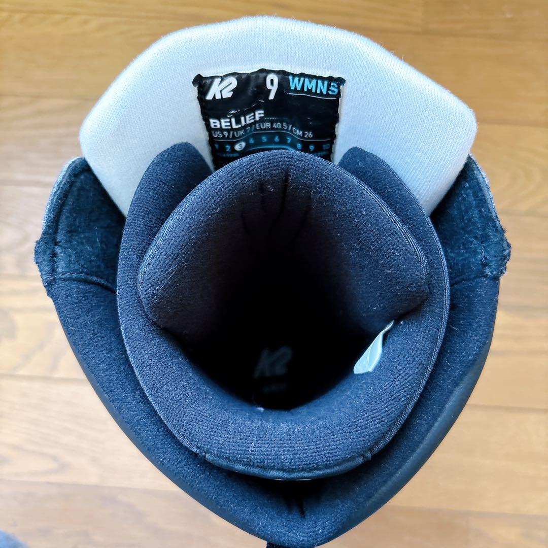 K2 BELIEF スノーボードブーツ 女性用 ブラック26cm