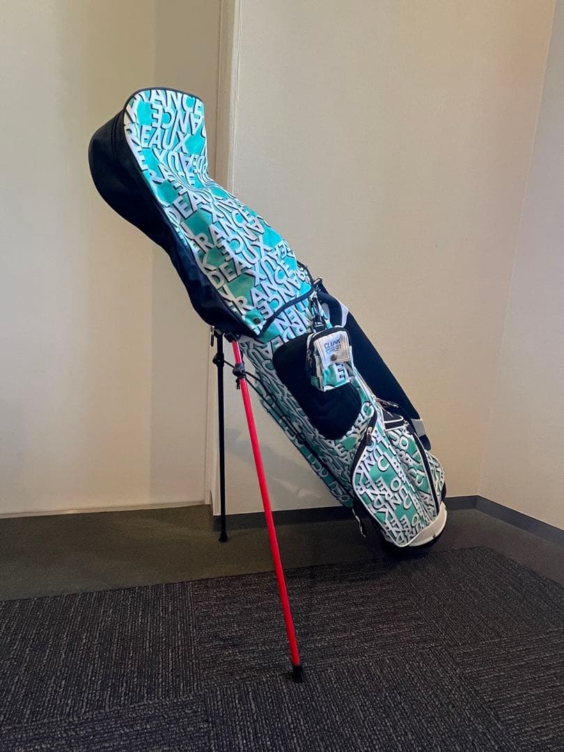 クランク スタンド型キャディバッグ➕ボールポーチ(距離計入れ