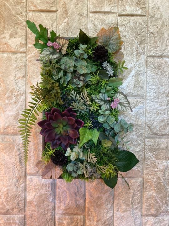 光触媒　人工観葉植物　造花　ウォールグリーン3828