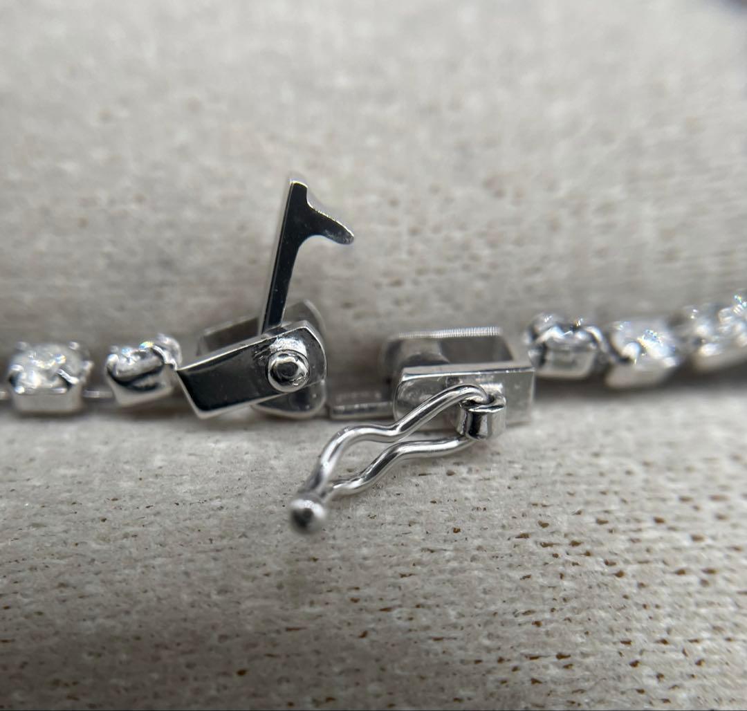 専用JL167★高級 ダイヤモンド2.06ct K18WG ラインブレスレット