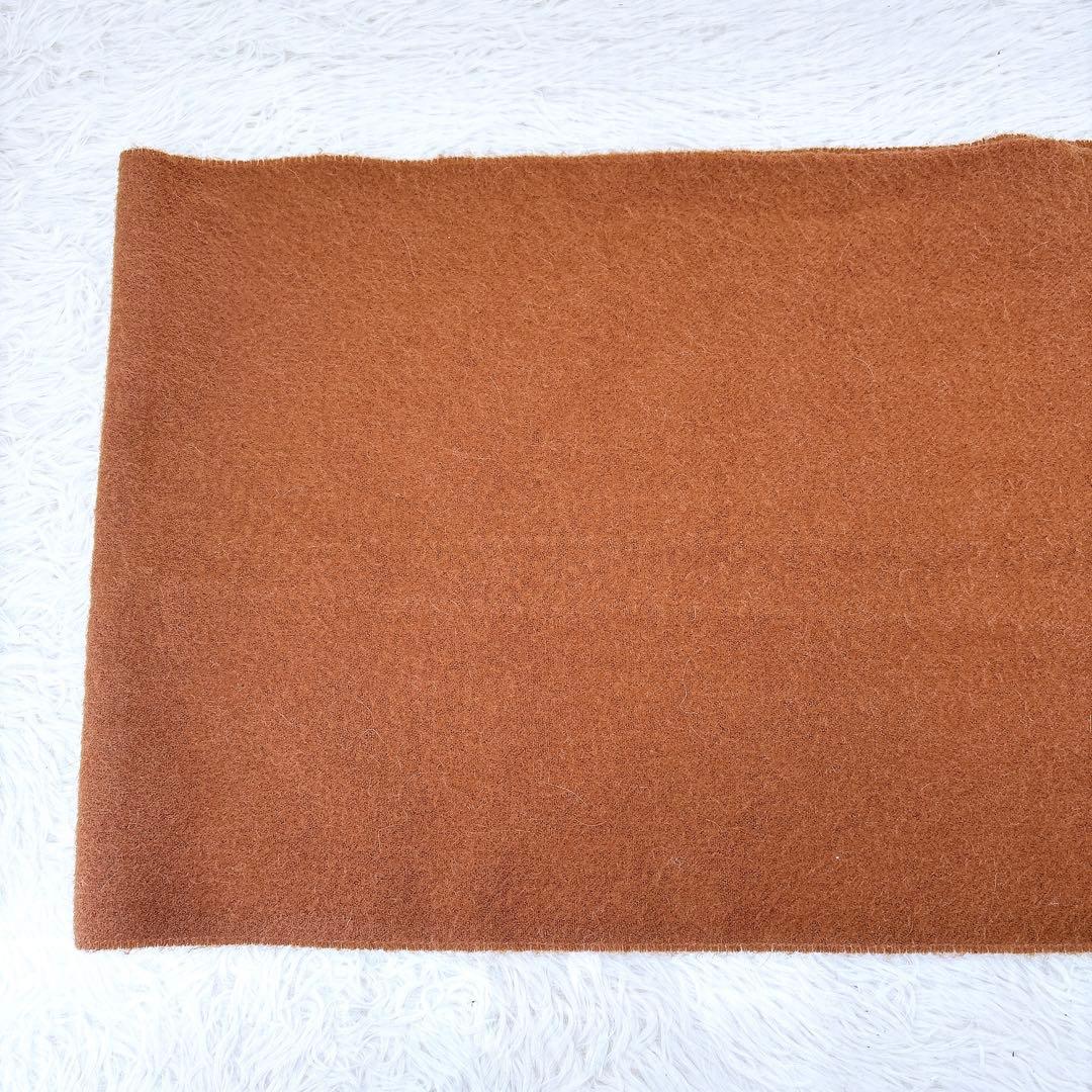 【極美品】バーバリー/カシミア100%マフラー/茶色/ワンポイント/馬上の騎士