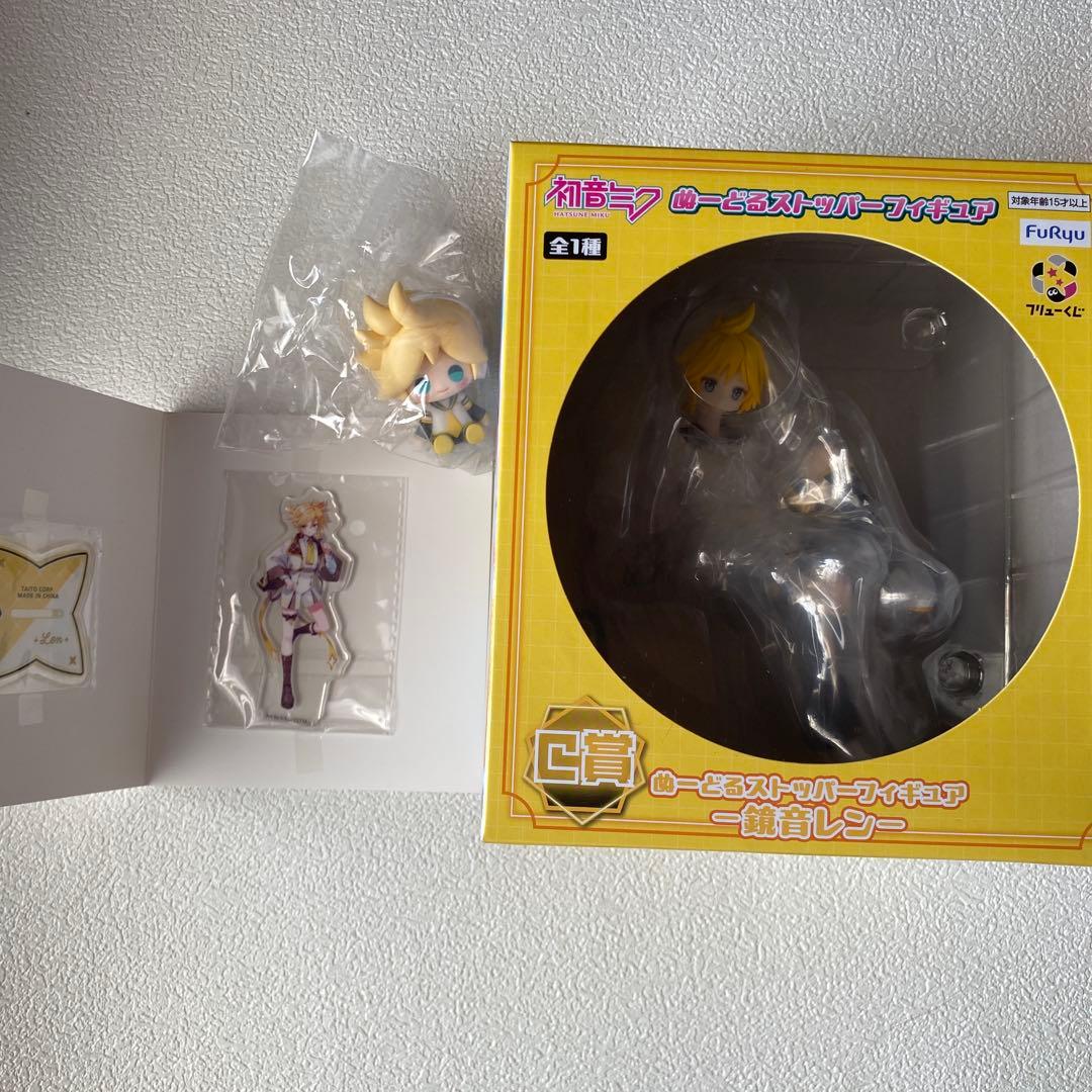 鏡音レンヌードルストッパーフィギュア　アクスタちょこのっこセット