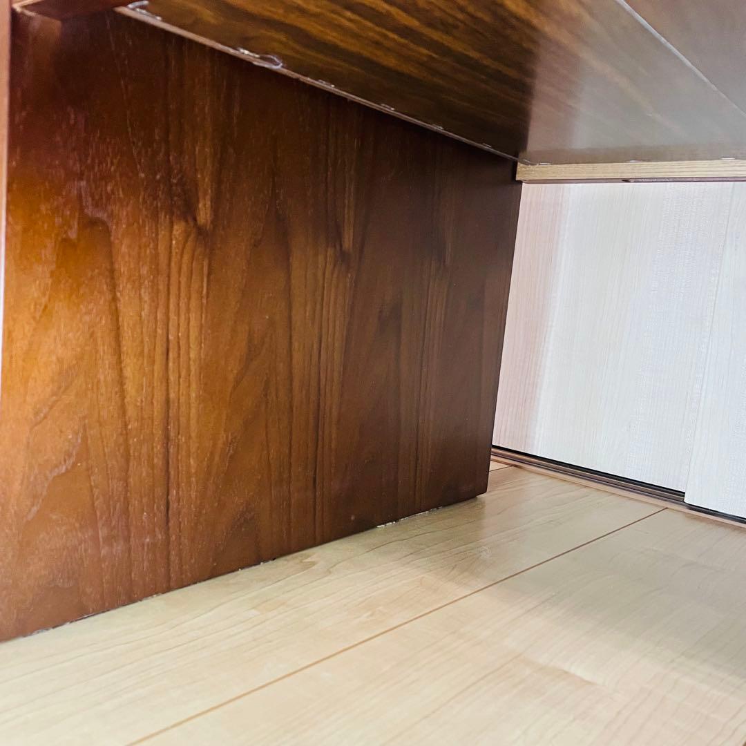 IDC大塚家具 ウォールナット ネストテーブル コンソールデスク