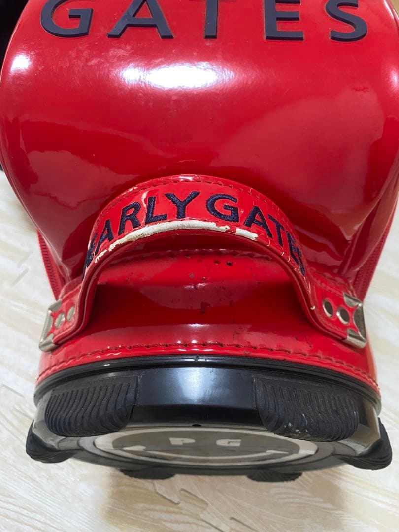 パーリーゲイツ　キャディ バッグ　　トーナメントモデル　赤　レッド　ツアー