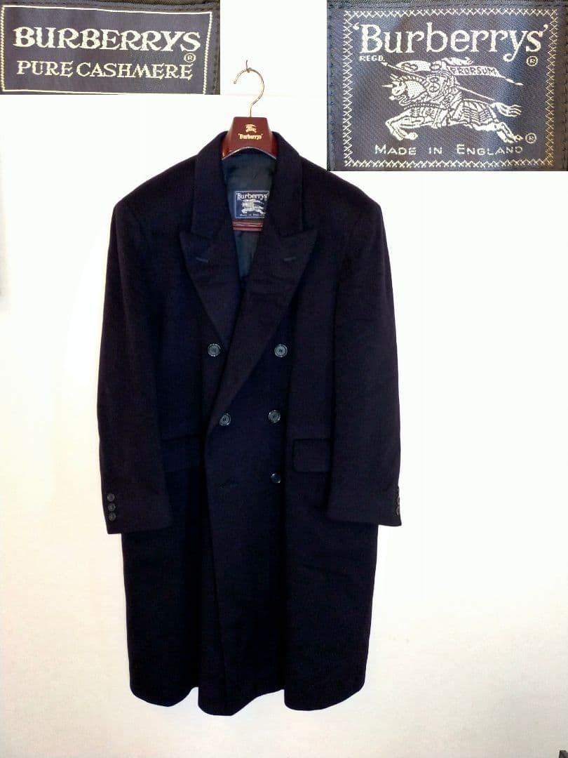 西牧Burberrys イギリス製 カシミア100%　チェスターコート