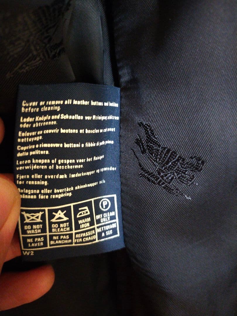 西牧Burberrys イギリス製 カシミア100%　チェスターコート