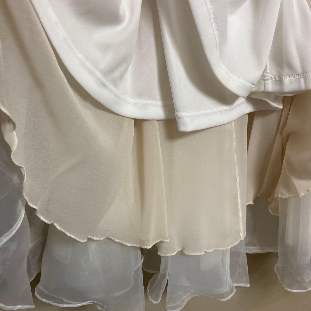 ラベルエチュード ベルヴィンテージ✨デニムドッキングボリュームチュールスカート