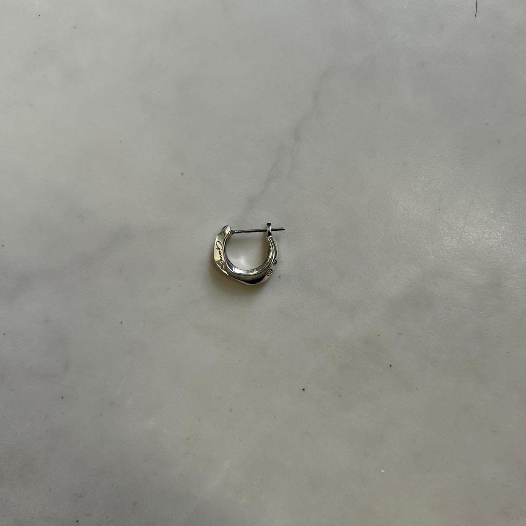 美品　GARNI Crockery Pierceフープピアス