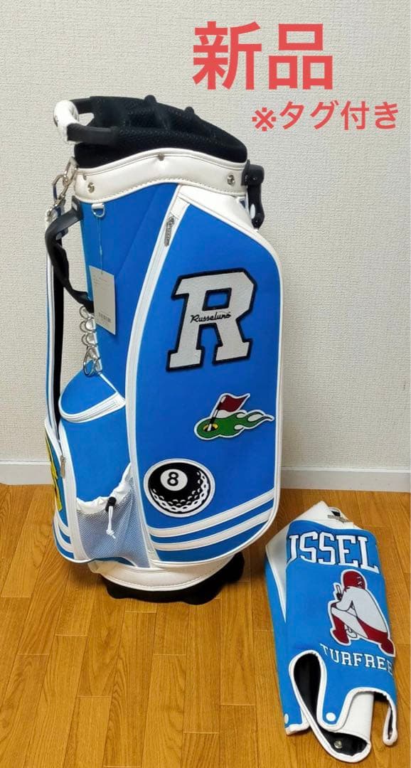 新品 ラッセルノ Russeluno 限定 VELCRO ルチャ キャディバッグ - メルカリ