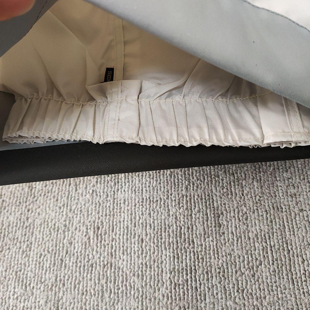  防水オーバーオール ホワイト グレー　　M