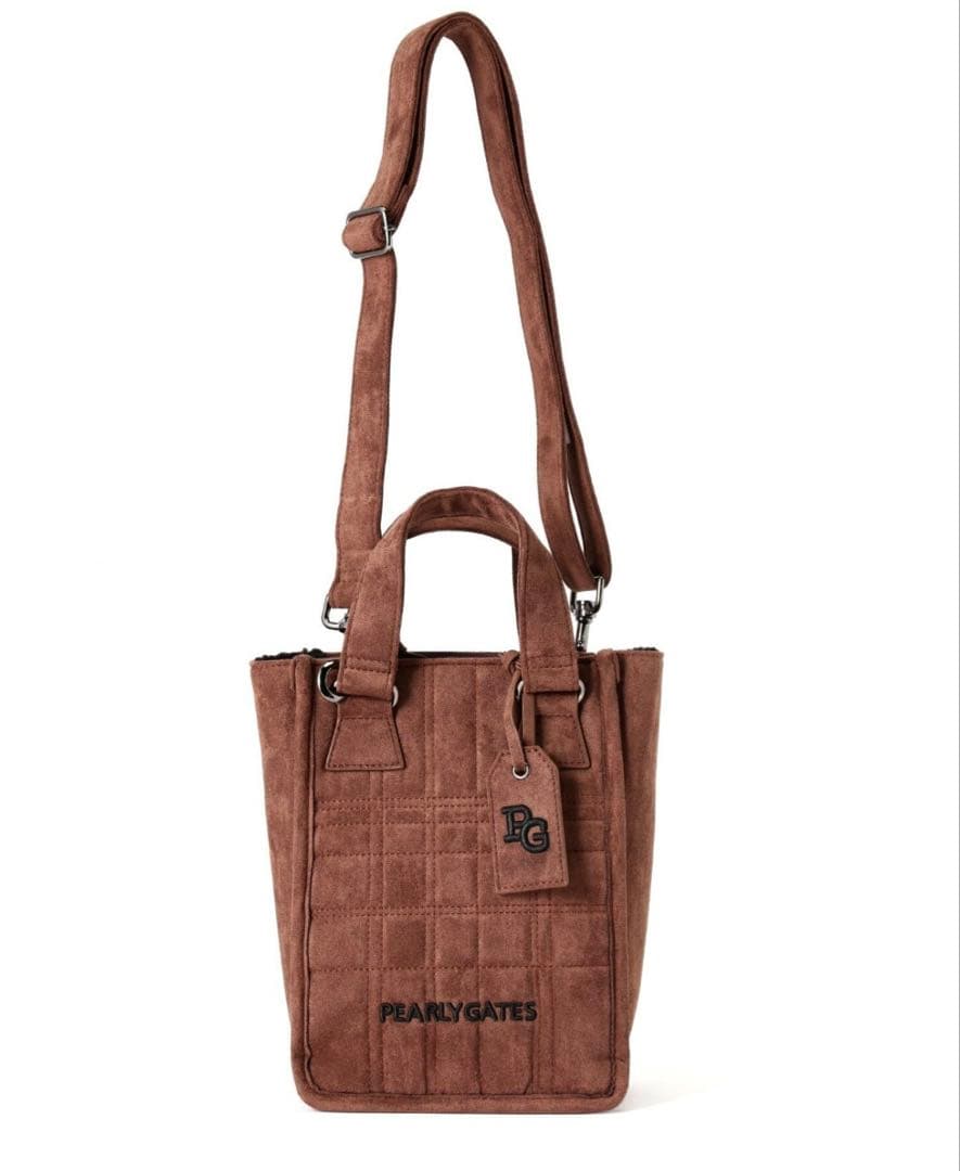 【新品】PARLY GATES スウェード調カートバッグ