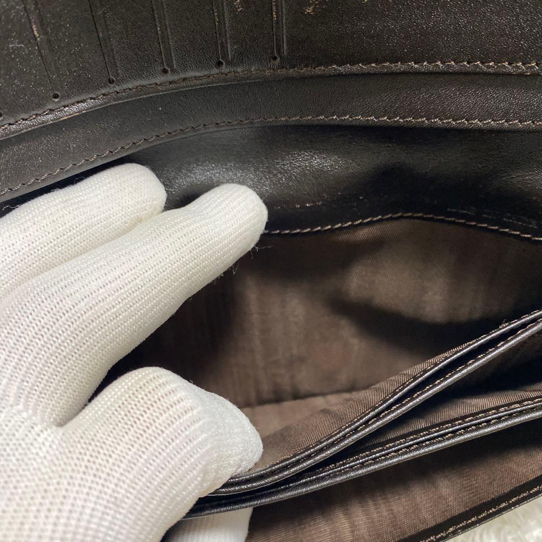 セリーヌ　celine マカダム　財布　本体のみ　ビンテージ　お洒落　傷あり