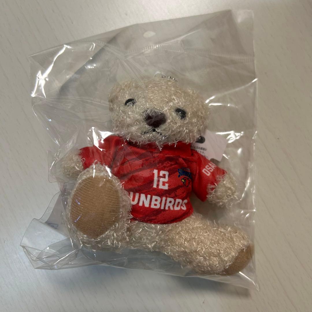 サントリーサンバーズ大阪 ユニフォームベアーキーホルダー ぬいぐるみ