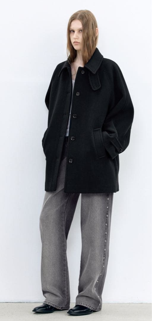 最終価格 INSILENCE COAT BLACK S コート　Sサイズ