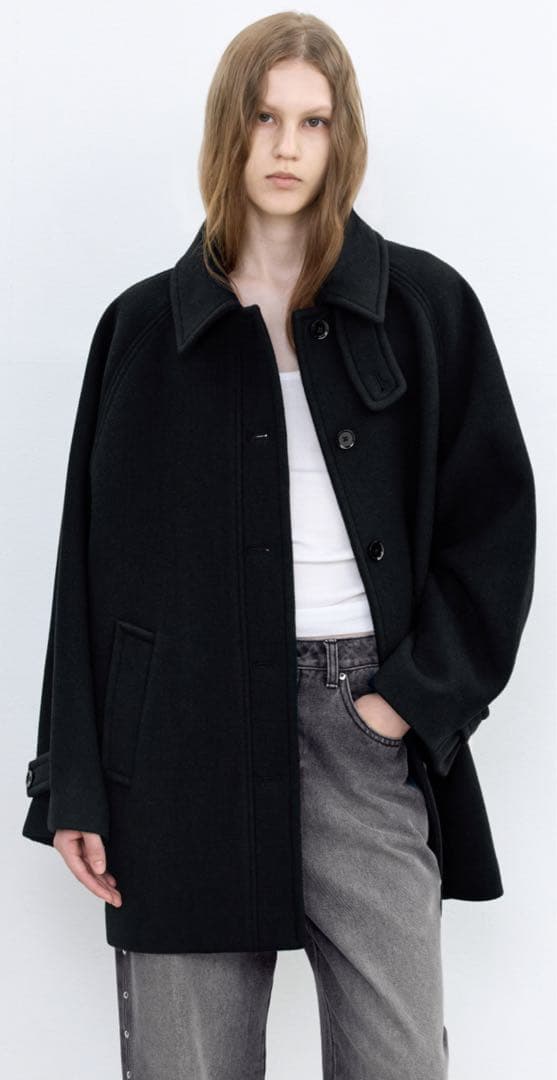 最終価格 INSILENCE COAT BLACK S コート　Sサイズ