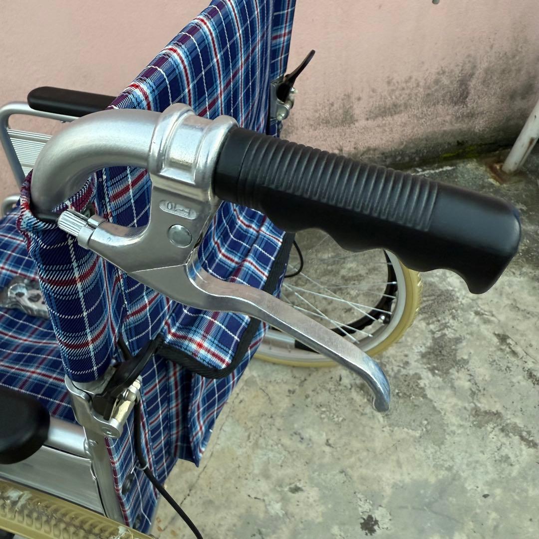 【札幌限定】自走用車椅子 アルミ製 メーカー不明