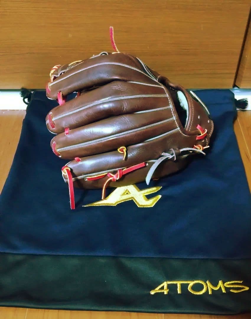 ATOMS アトムズ 硬式グラブ APL-UR2 バーガンディー 浦上レザー