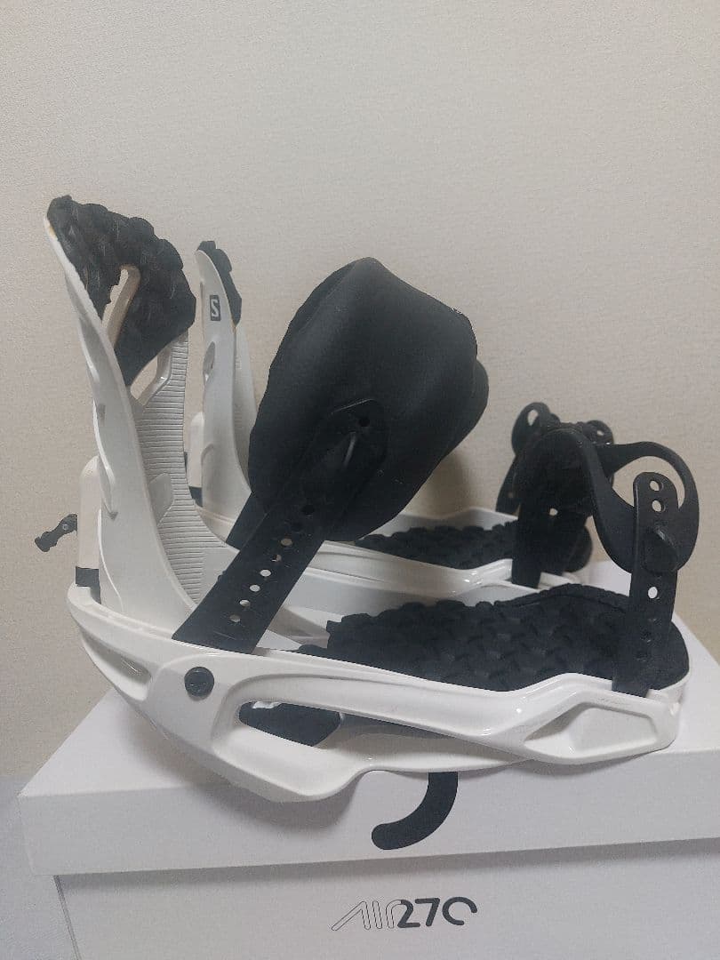 ☆SALOMON スノーボード ビンディング ホワイト サイズM☆